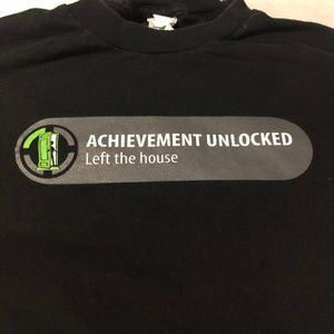 Achievement Unlocked Left the House tee
